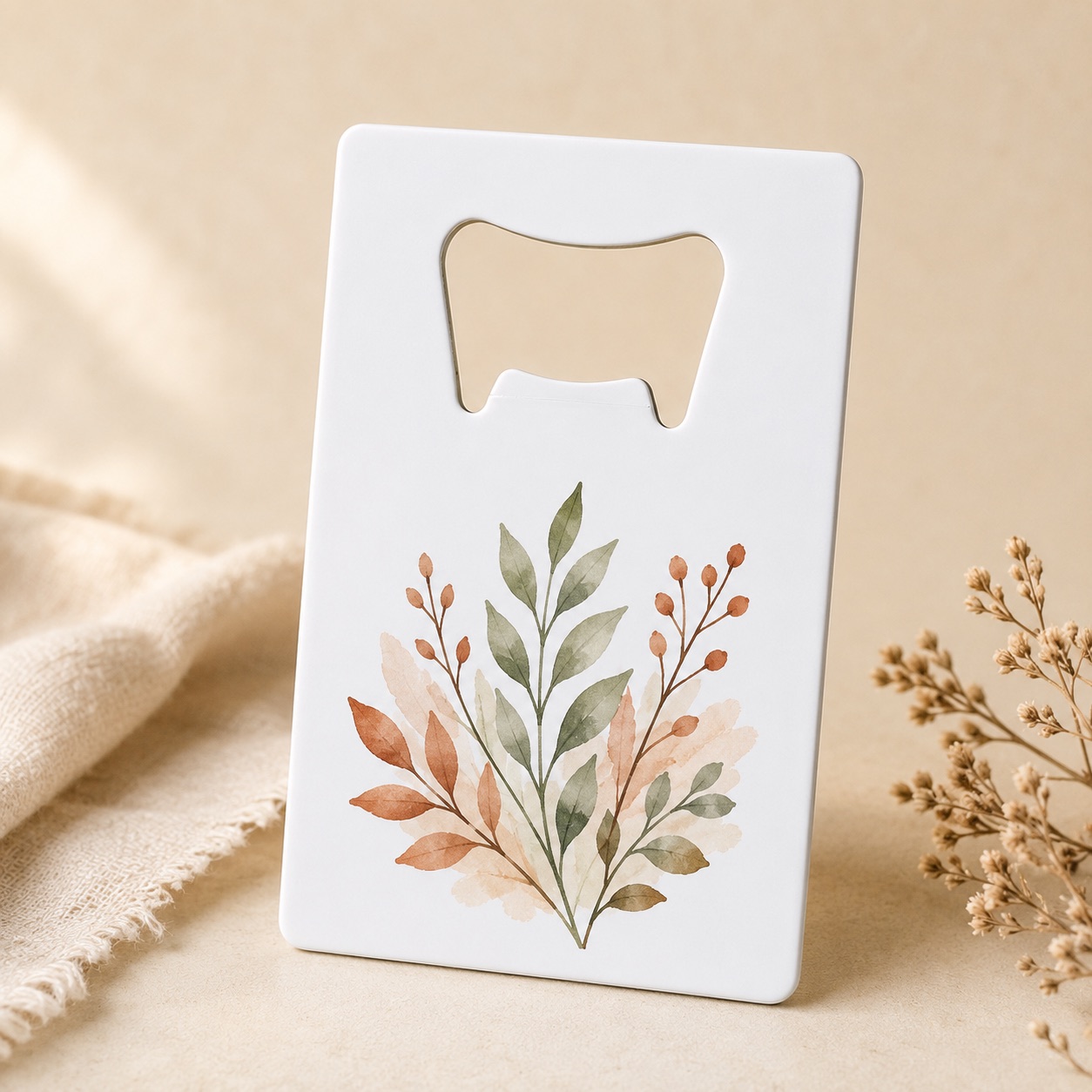 Personalized bottle opener party favor